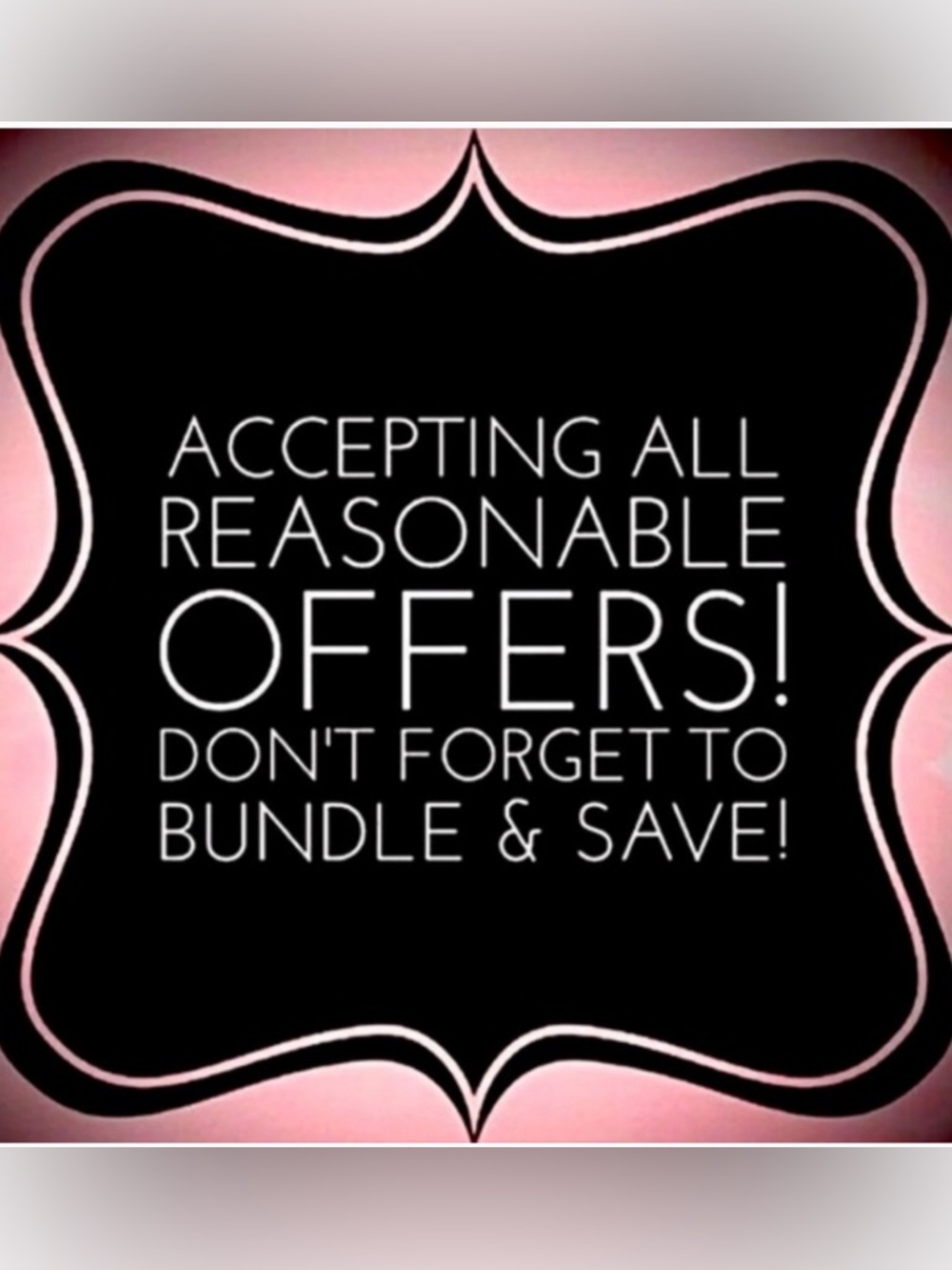 Not for sale. Accepting All Reasonable Offers Graphic